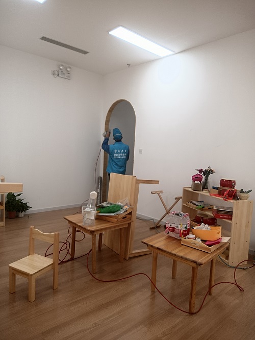 保障校园环境安全，生态美家为房山区学校除甲醛保驾护航
